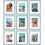 8x10 Picture Frames Set of 9 Rustic Blue Engineered Wood 1