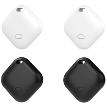 Key Finder Wallet Tracker Compatible with Apple Find My (iOS Only), Replaceable Battery, Water-Resistant, Bluetooth Item Finder for Bags, Luggage,