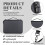 Θήκη Laptop GASTROPOD 15-16" – Σκληρό κέλυφος EVA, αδιάβροχη, με πολλές τσέπες, συμβατή με MacBook 4