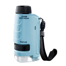 Microscope Kids Science Toy Kit  Handheld Microscope Outdoor Children Toy for Boys Girls School Lab Exploration