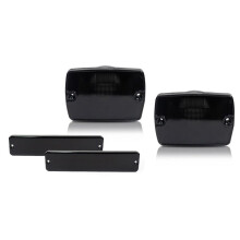 4PC Bumper Turn Signal+ Side  Lights for   YJ 1987-1995 56001378,56001424