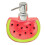 Laundry Detergent Bath Lotion Watermelon Shaped Ceramic Dispenser Bottle for Hand Soap  Press Pump Bottle 2