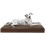 Lit orthopédique pour grands chiens, marron, 89 x 56 cm 1
