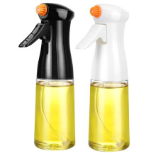2PCS 200ml Plastic Spray Oil Bottle 200ml Kitchen Cooking Oil Dispenser Outdoor Camping BBQ Vinegar Sauce Sprayer Bottle