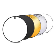Andoer 24" 60cm Disc 5 in 1 (Gold, Silver, White, Black, Translucent) Multi Portable Collapsible Photography Studio Photo Light Reflector