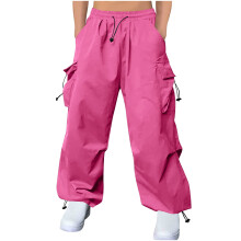 lulshou Cargo Pants for Men Summer High-Waist Wide Leg Work Pants Comfortable Breathable Trousers for Streetwear & Outdoor, XXXL