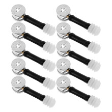 OUNONA 50pcs Cam Screw Hardware Fitting Furniture Cams Bolts Metal Fasteners