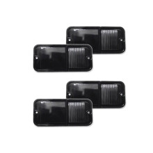 0849522 0849633 4PCS Front + Rear Side Lights Cover Shell for 1968-1972 Chevy Truck Standard