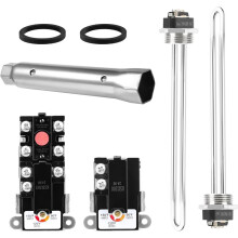 Kit D'Entretien pour Chauffe-Eau Électrique, Pièces de Rechange pour Chauffe-Eau : Clé pour Résistance, Thermostat Supérieur et Inférieur