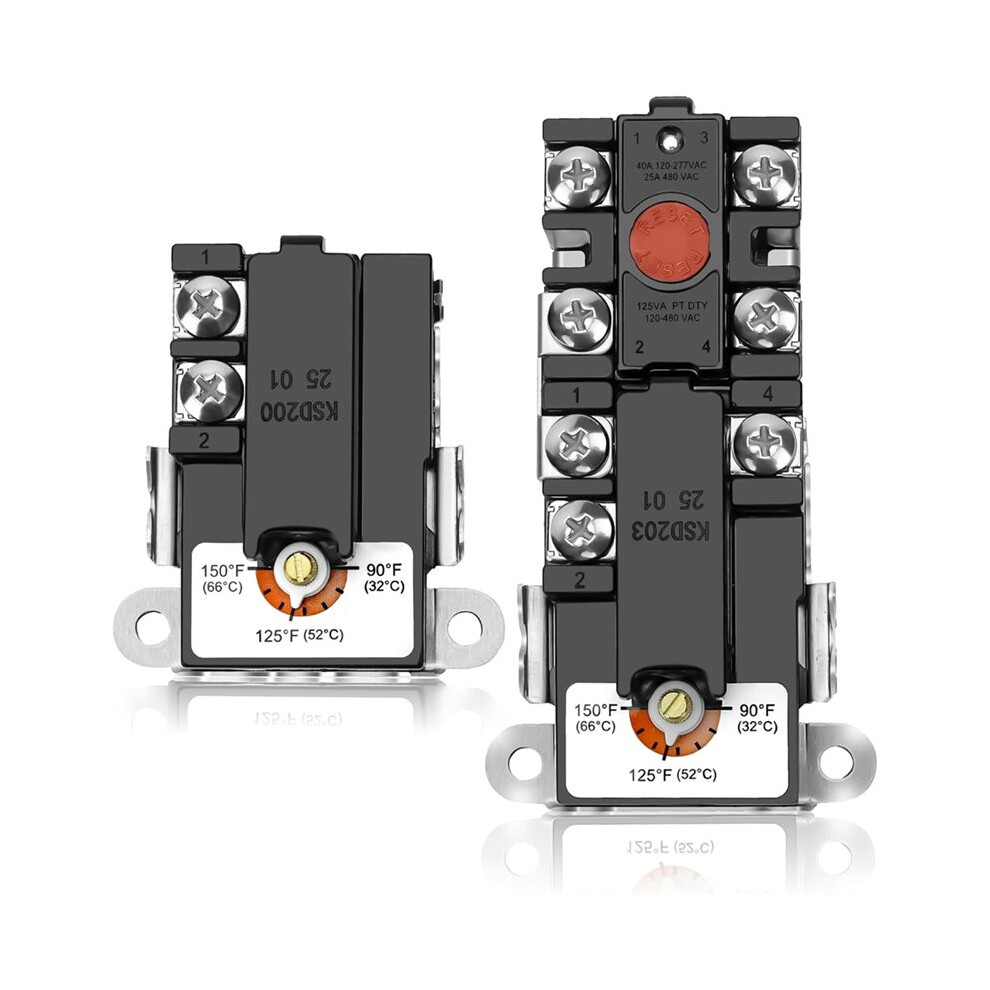 Water Heater Thermostat, Electric Water Heater Thermostat For Double Element Heater, For Most Water Heater 6033986705014