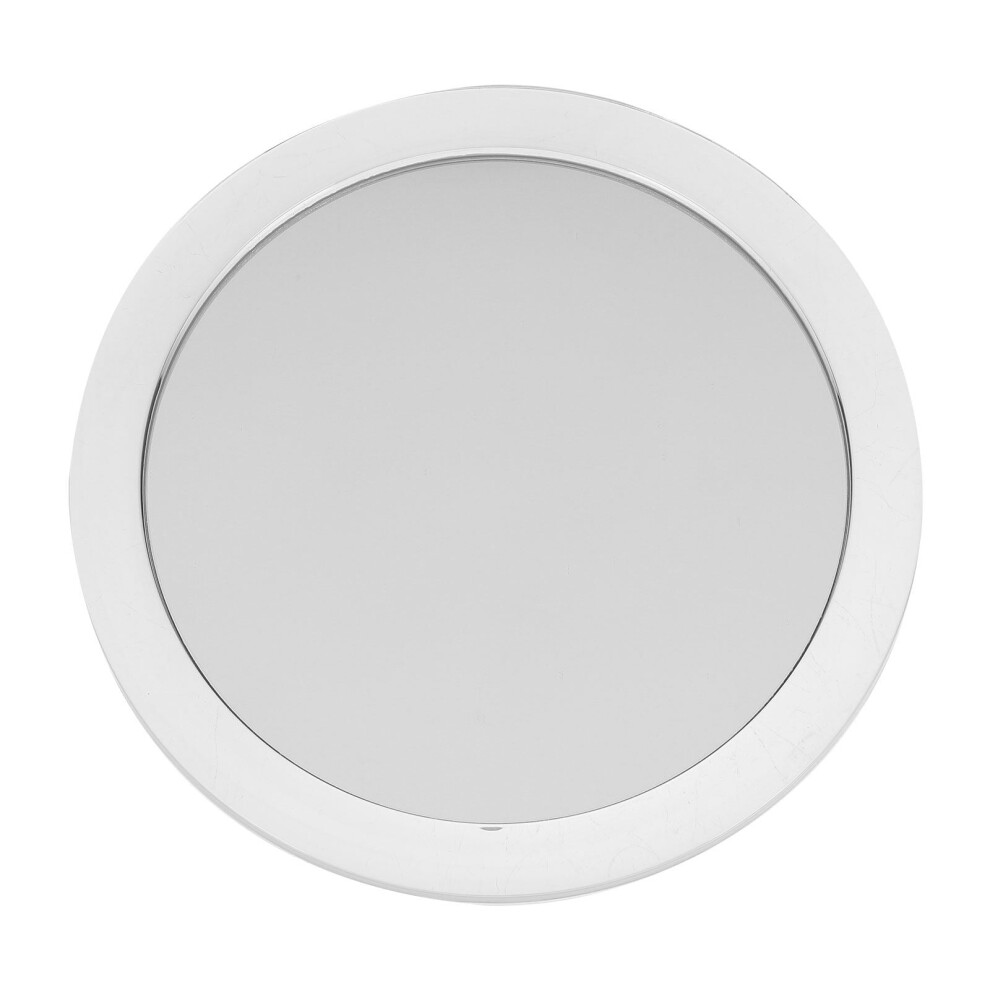 White Ounona Bathroom Mirror With Suction Cup For Makeup 7X Magnification Plastic Compact Design