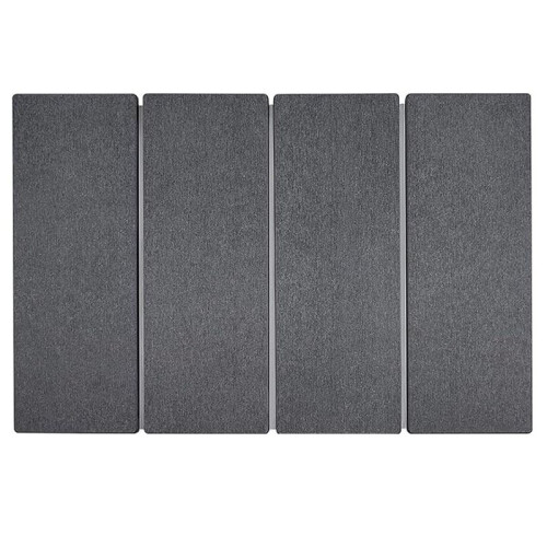 Stone Dish Drying Mat for Kitchen Counter, Foldable Diatomaceous Earth Large Dry Mats Grey