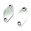 Motorcycle Rear View Mirror Hole Cover Mirror Chassis Code Cap Base Block for  750SS-S 750SR-S Silver 1