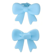 2 Pack Silicone Bows Headphone Accessory, 3D Bows Decor for Headphones, Cute Earphone Decorations