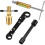 4 Pcs Angle Stop Wrench Kit Plumbing Tool, Olive Ring Removal Tool with Diameter of 1/2", 3/4",Compression Sleeve Puller 1