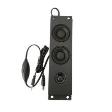 Głośnik USB do Komputera, Telewizora, 5 w S300 Ze Wzmacniaczem Mocy, Zasilany Przez USB 5 V, Przenośny Soundbar Stereo Typu Plug And