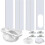 Portable Air Conditioner Window Kit,2-in-1 Universal Window Seal,Mobile A/C Window Vent Seal Kit 1