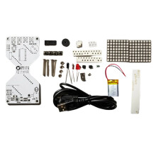 DIY LED Dot Matrix Electronic Kit  Gravity-Sensing Timer, Electronic Soldering Practice Component, Desk Gadget
