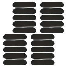 OUNONA 20pcs Mini Finger Skateboard Foam Anti Slip Stickers Black Non Slip Foam Grip Tape For Fingerboards Skateboard Accessories For Kids