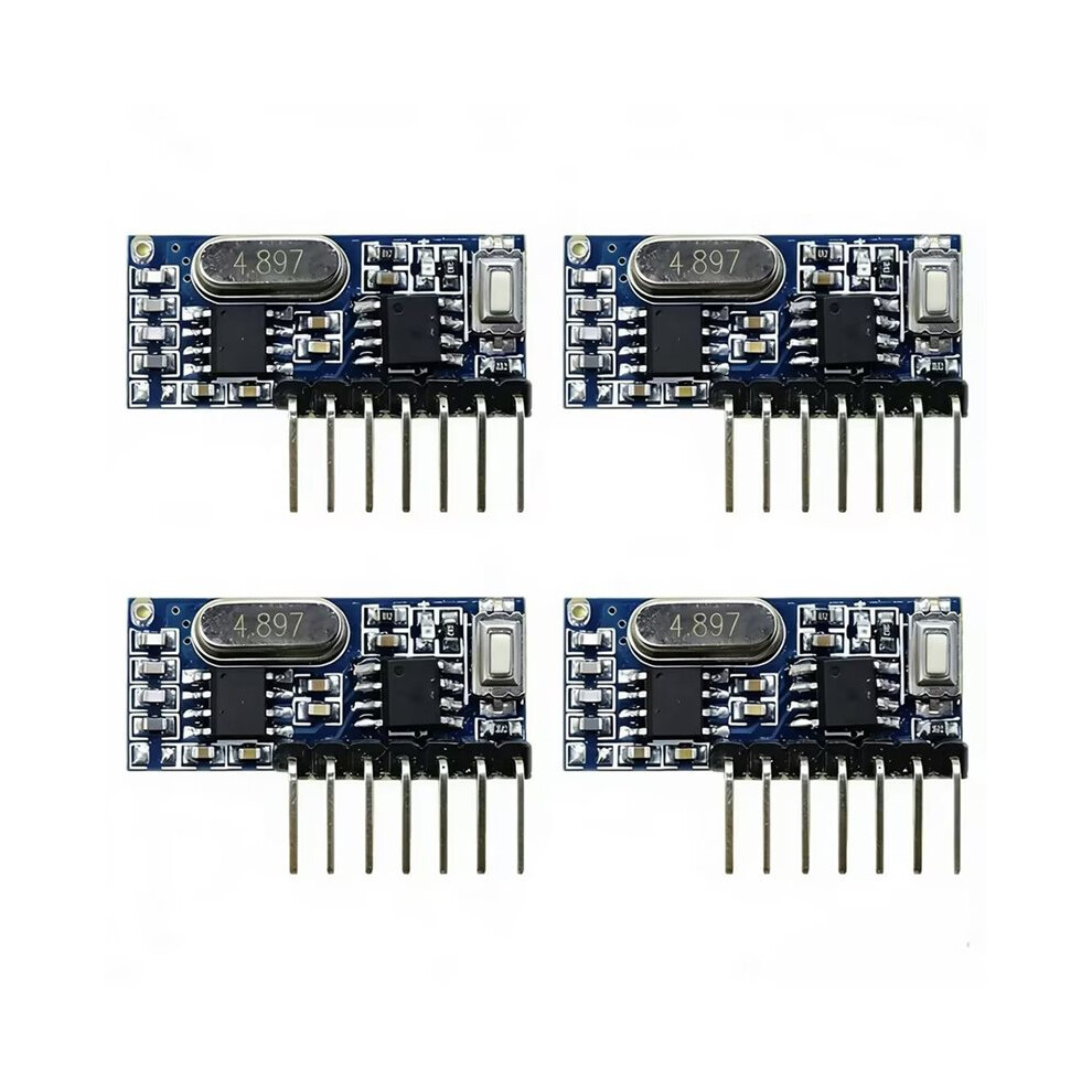 4Pcs 433Mhz Wireless Decoding Receiving Module 4 Channel Output Decoding Receiver For 433 Mhz Remote Controls 6031871810478