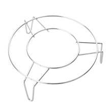 Steam rack Home Kitchen Cooking Stainless Steel Round Cooker Steamer Tripod Rack Stand