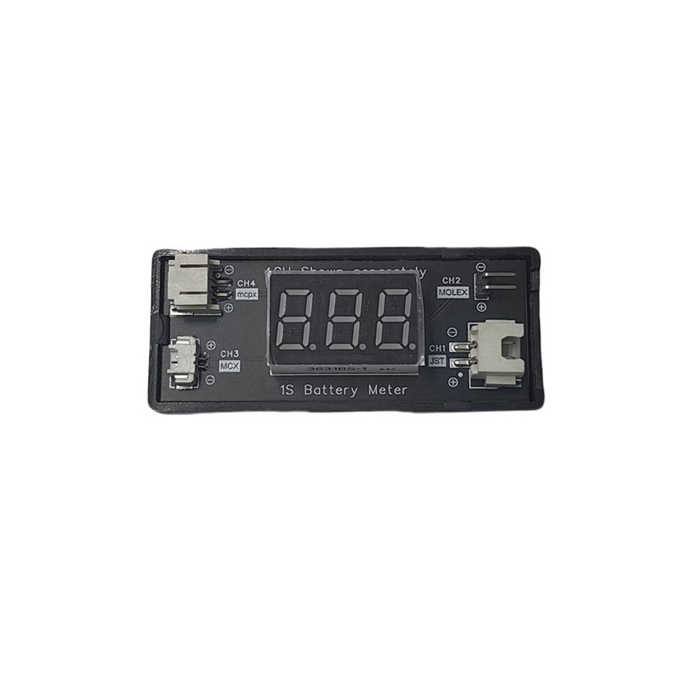 1S Lithium Battery Voltage And Capacity Tester With 1S Digital Display Supporting Life, Lipo, And Lihv Batteries 4712869984419