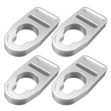 Chiusure per Sedili da Kayak In Alluminio Compatibili con il Kit di Sostituzione Dei Sedili da Kayak, Cinghie A Pulsante, Confezione da 4