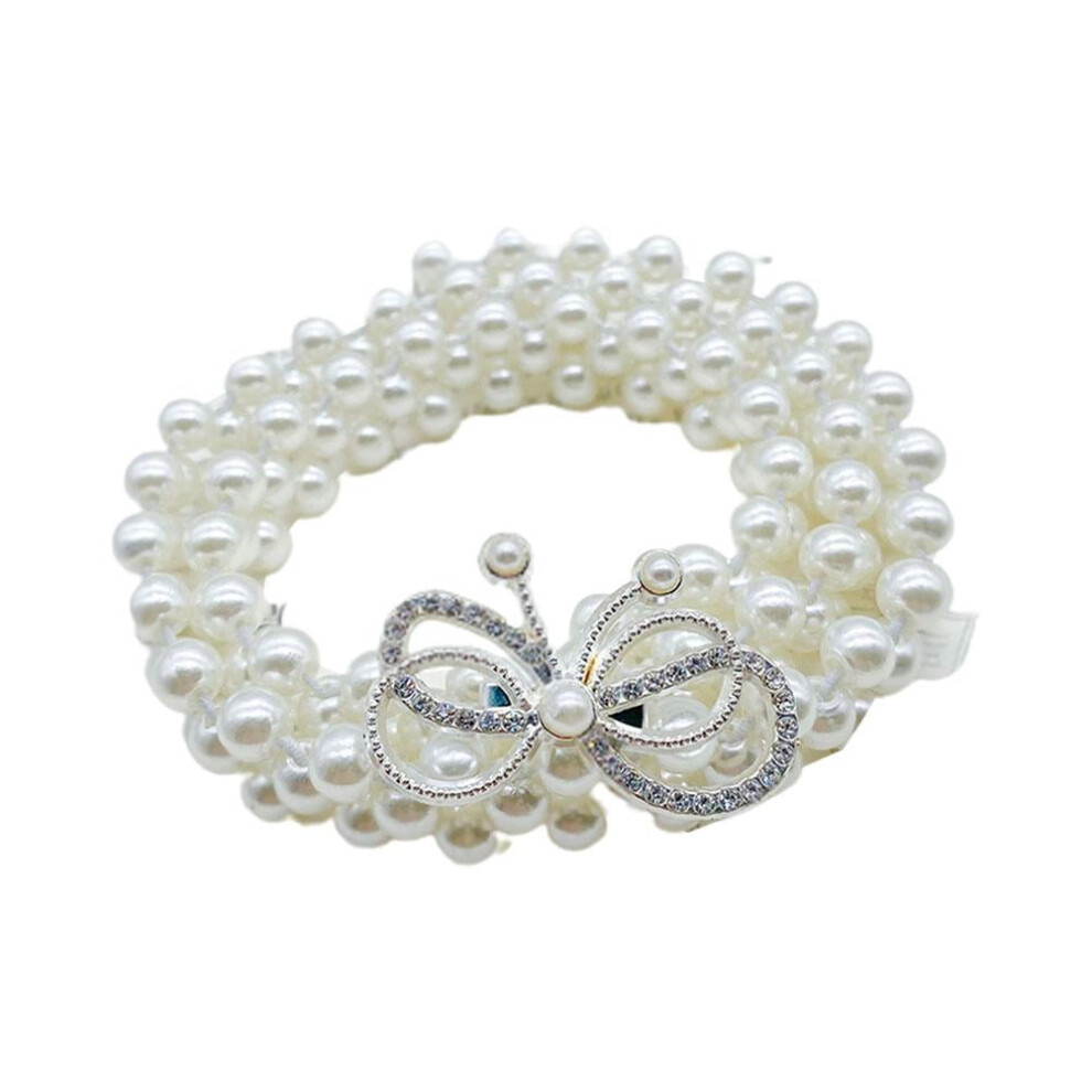 Pearl Waist Chain Rhinestone Women's Fashion Dress Decoration I8W3