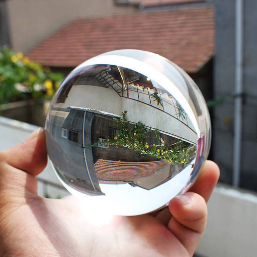 Crystal Ball 4Cm Crystal Ball Photography Prop Meditation Ball Juggling Glass Sphere Display (Transparent ) White 9557311908514