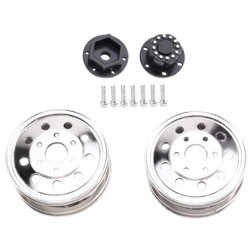 Kit Mozzo Ruota Posteriore per Auto RC per Trattore per  1/14 Accessori per Auto RC