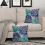 Μαξιλαροθήκες 20x20 σε χρώμα Navy Blue & Teal (Σετ 2 τεμαχίων) – Μοντέρνες θήκες μαξιλαριών 3