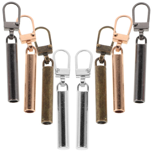 OUNONA 8 Pcs Zipper Puller Pulls for Backpacks Handle Replacement Tabs Charm