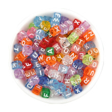 BESTSKY 200 piezas de cuentas de silicona, kit de cuentas con agujeros grandes, uso versátil, fácil de ensartar para la fabricación de joyas,
