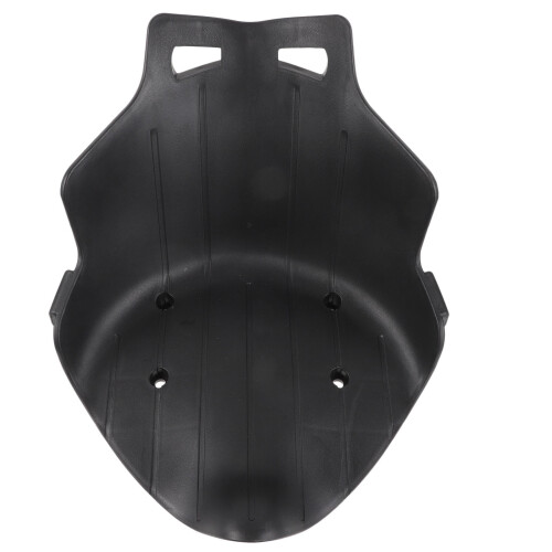 Siège de course noir léger de remplacement pour karting, facile à installer et confortable.