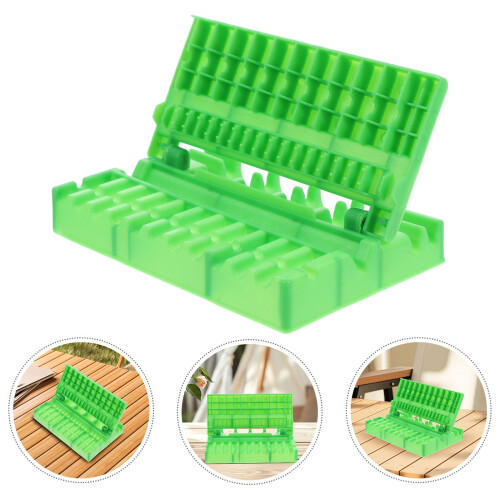 BBQ Skewer Machine Barbecue Tool Grilling Kebab Maker Making Green