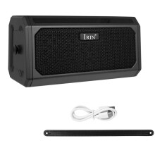 IRIN 10 W Tragbarer E-Gitarrenverstärker mit OTG, Aufnahme Von Schlagzeugrhythmen, 5 Effekten, Hall + Delay zum Üben auf Reisen
