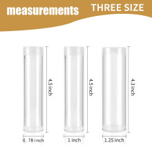 10pcs Coin Storage Tubes Collectibles Coin Collecting Holder Coin Storage Container