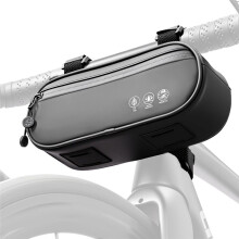 Bicycle Bag 1.9L Top Tube Bag Bike Handlebar Bag Portable Frame Front Tube for Mountain Bike and Road Cycling