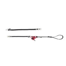 Knee Ascender Climbing Rope High Altitude Climbing Gear Foot Strap High Altitude Operation Black & Red