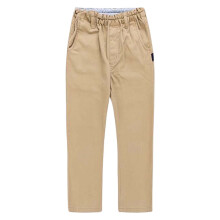 Boys School Uniforms Pants Solid Color Elastic Waist Straight Leg Dress Trousers With Pockets Toddler Trendy Wedding Pants,Khaki,10-11 Years