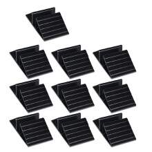 10 Pcs Pet Gate Support Feet Freestanding Dog Gates Stabilizer Feet Plastic Triangle Reinforcement Fitting Dog Panel