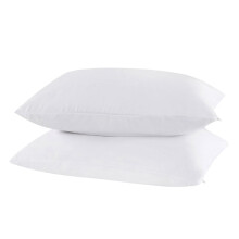 2PCS Bed Bug Pillow Protectors, Waterproof Hypoallergenic Covers, Zippered Pillow Cases (Standard - 20"x26")