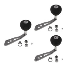 3 Pack Reel Handle Replacement with Non-Slip EVA Knob, Universal Change Handle Fishing Reel Crank for Most Reels