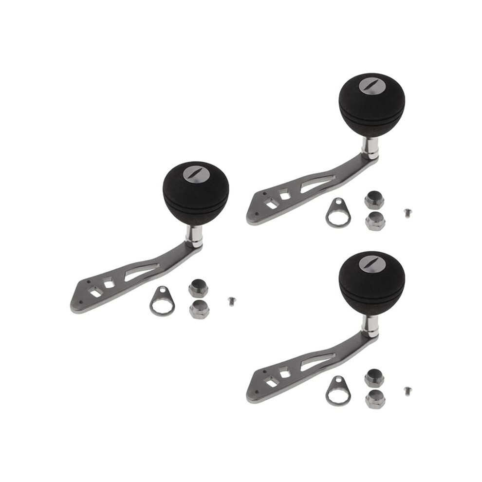 3 Pack Reel Handle Replacement With Non-Slip Eva Knob, Universal Change Handle Fishing Reel Crank For Most Reels 6032481382621
