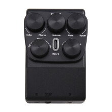 Microphone Analogique pour Guitare Acoustique avec Effet Chorus et Microphone de Percussion