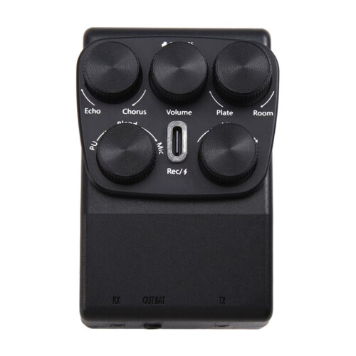 Captador Vibratório para Violão com Chorus, Microfone Analógico  para Instrumentos de Percussão