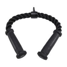 Rope Cable Attachment for Gym Rope Pull-Down Attachment with Rubber Handles Exercise Machine Attachments