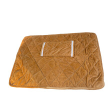 HIBIBUD Heated Blanket USB Warmth 45C Constant Temperature Electric Blanket Soft Crystal Fleece Washable Heating Blanket 60x80cm,Brown
