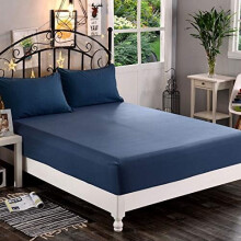 Drap-housse en microfibre de qualité hôtelière 1500 fils/cm² – Poche profonde (40 cm), infroissable et résistant à la décoloration, 1