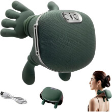 Shiatsu Shoulder & Neck Massager for Back, Lower Abdomen – 3-Speed Deep Tissue Relief – Gifts for Women, Men, Mom, Dad